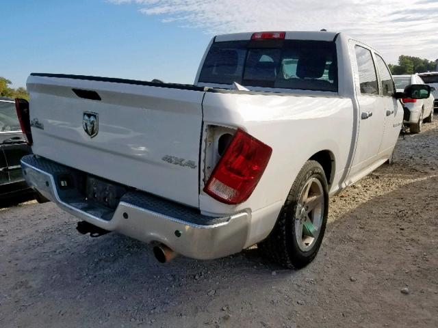 1C6RD7LT4CS218663 - 2012 DODGE RAM 1500 S WHITE photo 4