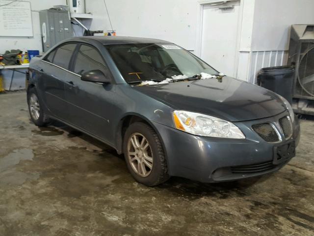 1G2ZF55B164195657 - 2006 PONTIAC G6 SE BLUE photo 1