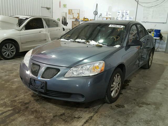 1G2ZF55B164195657 - 2006 PONTIAC G6 SE BLUE photo 2