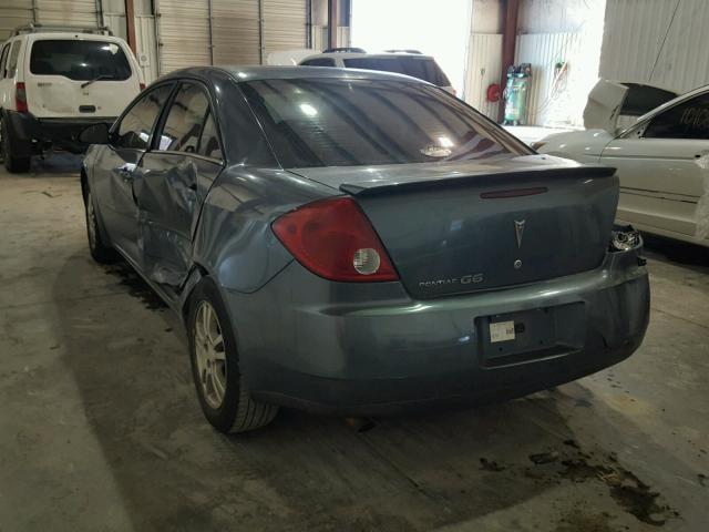 1G2ZF55B164195657 - 2006 PONTIAC G6 SE BLUE photo 3