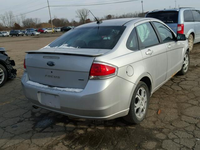 1FAHP36N49W153290 - 2009 FORD FOCUS SES SILVER photo 4