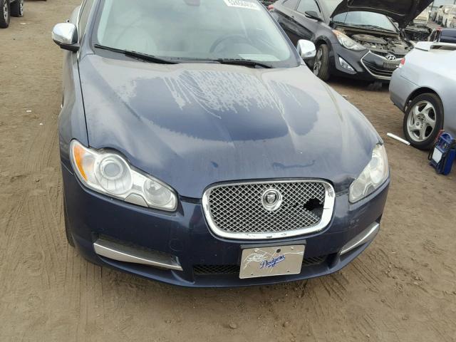 SAJWA06B59HR36213 - 2009 JAGUAR XF PREMIUM BLUE photo 9