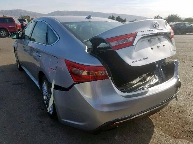 4T1BK1EB3GU215566 - 2016 TOYOTA AVALON XLE SILVER photo 3