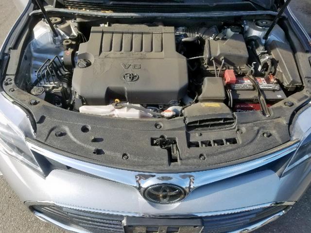 4T1BK1EB3GU215566 - 2016 TOYOTA AVALON XLE SILVER photo 7