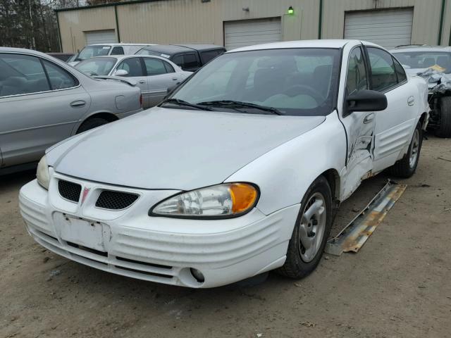 1G2NF52T2YC548072 - 2000 PONTIAC GRAND AM S WHITE photo 2