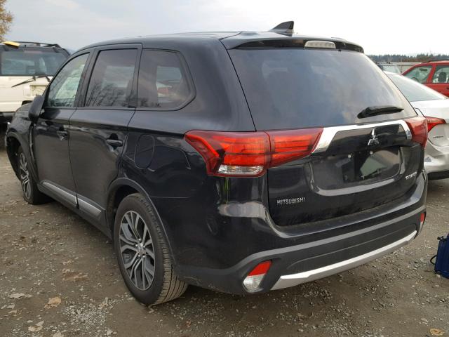 JA4AD2A38HZ027879 - 2017 MITSUBISHI OUTLANDER BLACK photo 3