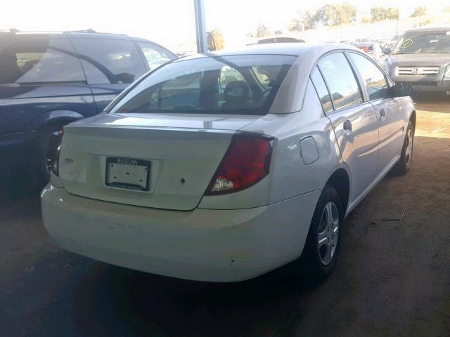 1G8AG52F64Z219409 - 2004 SATURN ION LEVEL WHITE photo 4