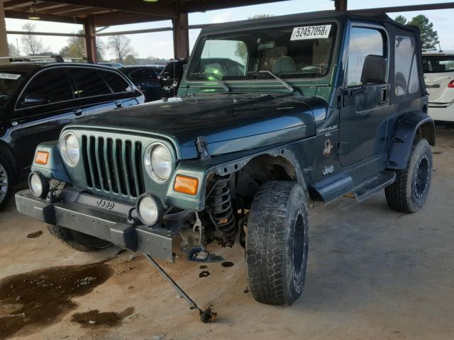 1J4FA59S2YP771064 - 2000 JEEP WRANGLER / GREEN photo 2