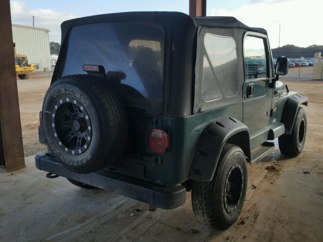 1J4FA59S2YP771064 - 2000 JEEP WRANGLER / GREEN photo 4