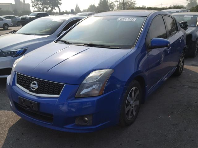 3N1AB6AP5CL658193 - 2012 NISSAN SENTRA 2.0 BLUE photo 2