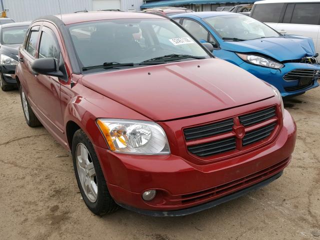 1B3HB48B28D529708 - 2008 DODGE CALIBER SX RED photo 1