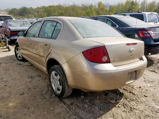 1G1AK52F557606978 - 2005 CHEVROLET COBALT GOLD photo 5