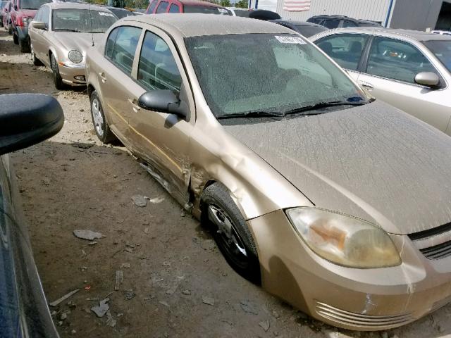 1G1AK52F557606978 - 2005 CHEVROLET COBALT GOLD photo 9