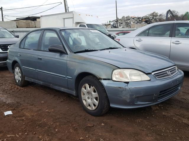 2HGEJ6618YH558810 - 2000 HONDA CIVIC BASE Mavi foto 1