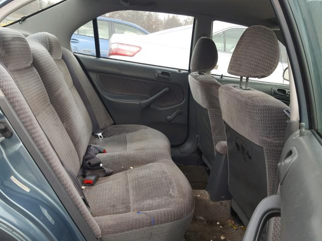 2HGEJ6618YH558810 - 2000 HONDA CIVIC BASE Mavi foto 6
