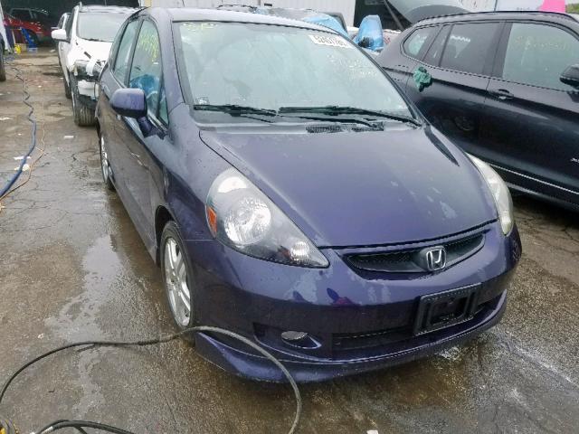 JHMGD38688S066761 - 2008 HONDA FIT SPORT PURPLE photo 1