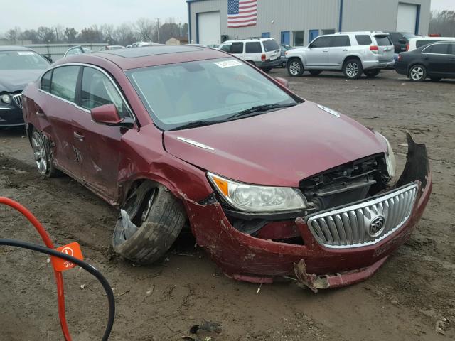 1G4GC5EG2AF195604 - 2010 BUICK LACROSSE C MAROON photo 1