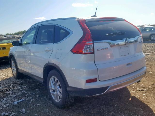 5J6RM4H70GL011135 - 2016 HONDA CR-V EXL WHITE photo 3