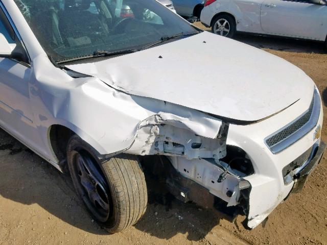 1G1ZC5EB0AF249511 - 2010 CHEVROLET MALIBU 1LT 白色 照片 9
