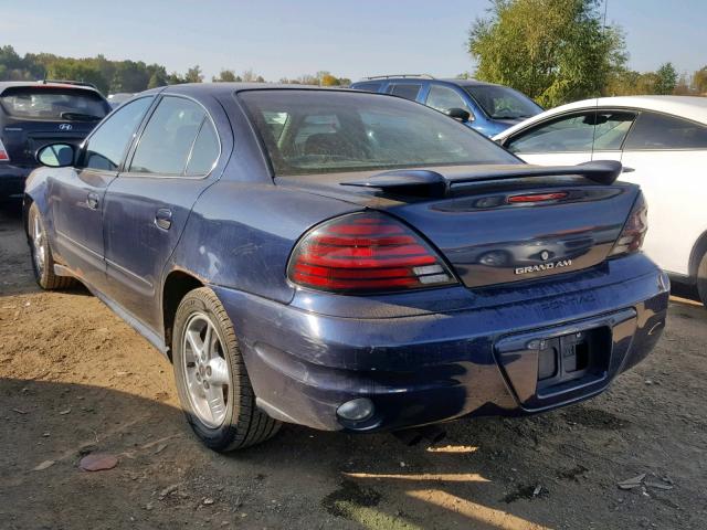 1G2NF52EX4M681510 - 2004 PONTIAC GRAND AM S BLUE photo 3