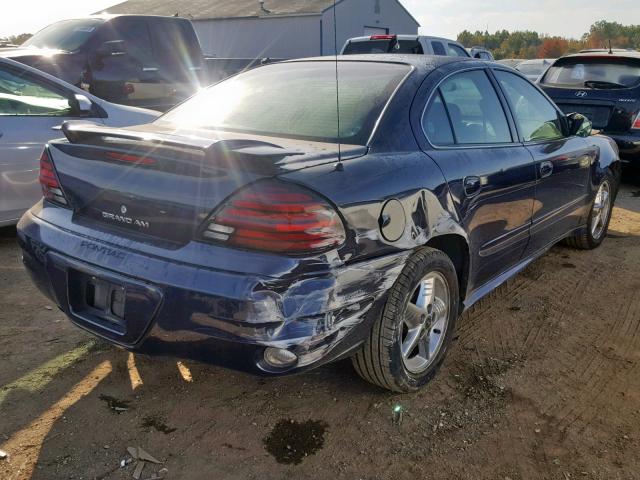 1G2NF52EX4M681510 - 2004 PONTIAC GRAND AM S BLUE photo 4