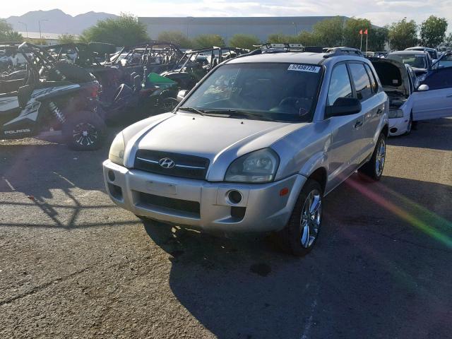 KM8JM12B55U071459 - 2005 HYUNDAI TUCSON GL GRAY photo 2