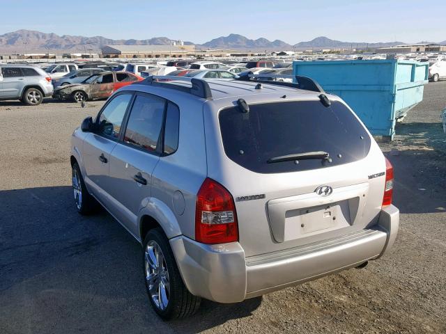 KM8JM12B55U071459 - 2005 HYUNDAI TUCSON GL GRAY photo 3