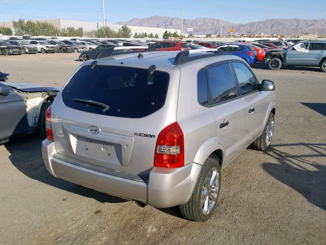 KM8JM12B55U071459 - 2005 HYUNDAI TUCSON GL GRAY photo 4