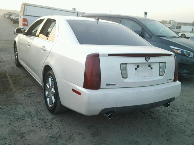 1G6DC67A650166303 - 2005 CADILLAC STS WHITE photo 3