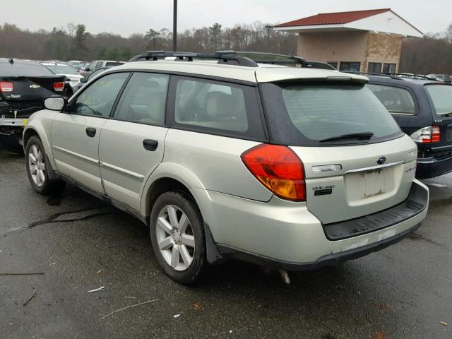 4S4BP61C767325398 - 2006 SUBARU LEGACY OUT BEIGE photo 3