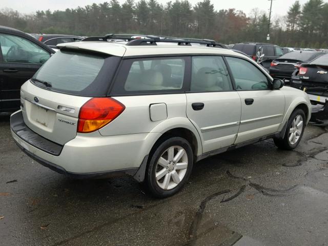 4S4BP61C767325398 - 2006 SUBARU LEGACY OUT BEIGE photo 4