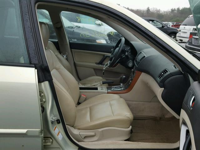 4S4BP61C767325398 - 2006 SUBARU LEGACY OUT BEIGE photo 5