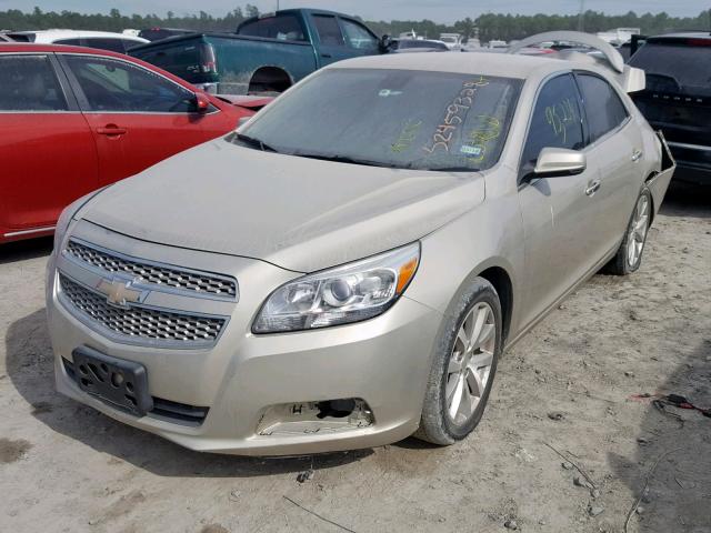 1G11H5SAXDF225313 - 2013 CHEVROLET MALIBU LTZ ვერცხლისფერი ფოტო 2