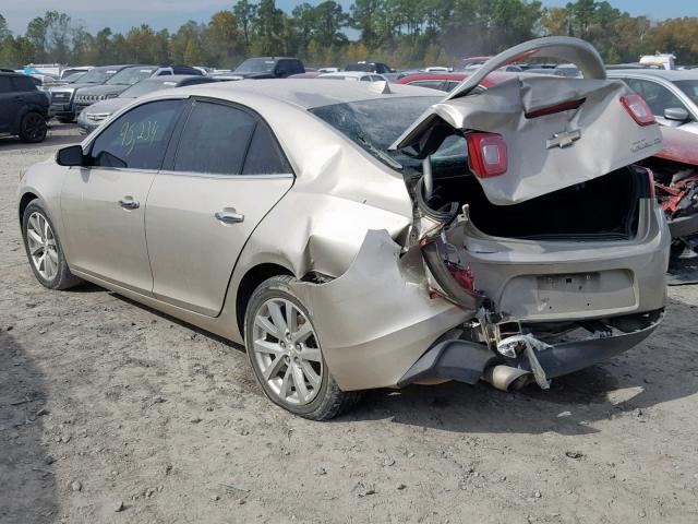 1G11H5SAXDF225313 - 2013 CHEVROLET MALIBU LTZ ვერცხლისფერი ფოტო 3