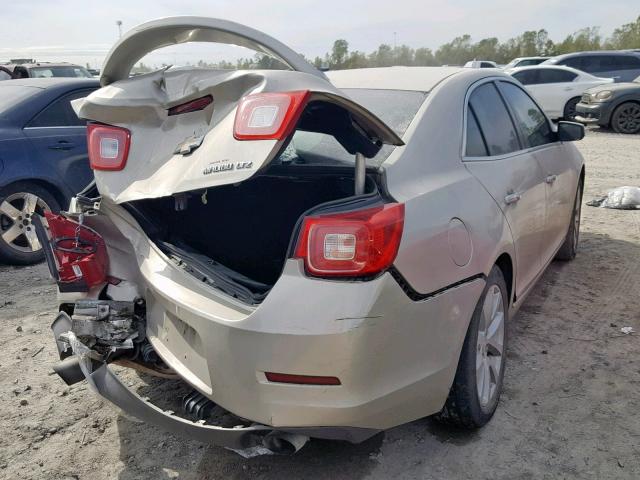1G11H5SAXDF225313 - 2013 CHEVROLET MALIBU LTZ ვერცხლისფერი ფოტო 4