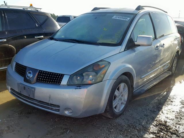 5N1BV28U24N313424 - 2004 NISSAN QUEST S GRAY photo 2