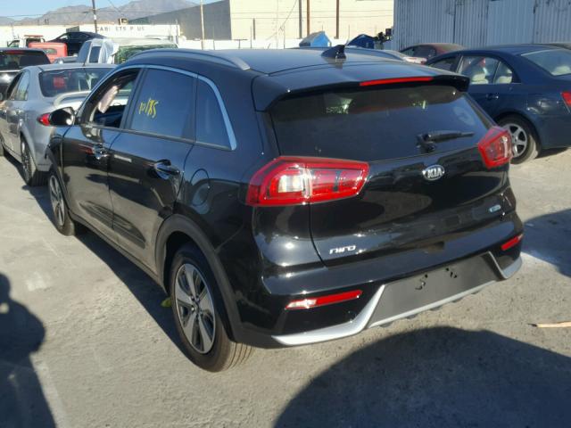 KNDCB3LC2J5204527 - 2018 KIA NIRO FE BLACK photo 3