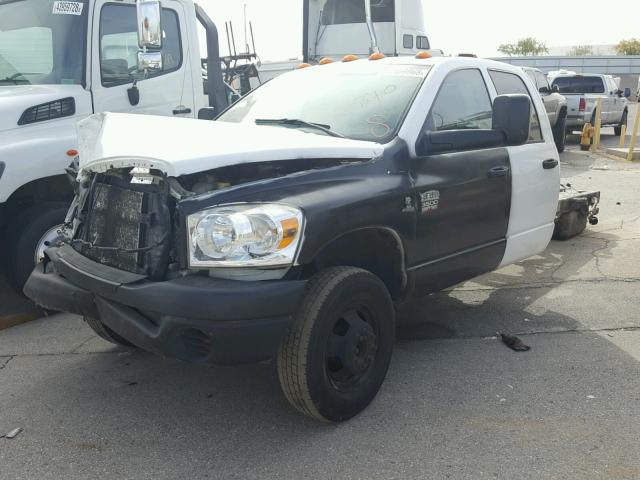 3D6WG48A77G759870 - 2007 DODGE RAM 3500 S WHITE photo 2