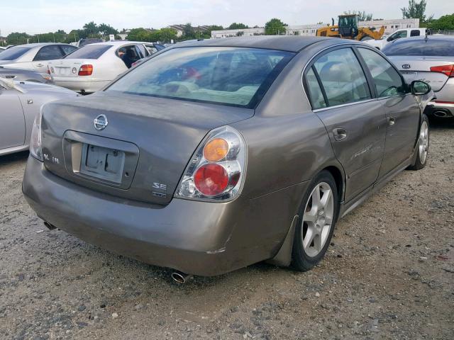 1N4BL11D23C271058 - 2003 NISSAN ALTIMA SE GRAY photo 4