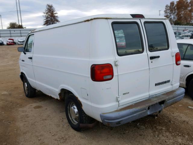 2B7FB11X8RK136880 - 1994 DODGE RAM VAN B1 WHITE photo 3