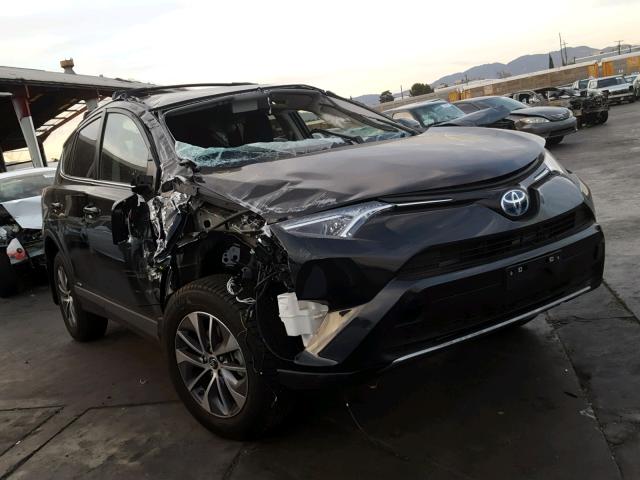 JTMRJREV3JD220496 - 2018 TOYOTA RAV4 HV LE BLACK photo 1