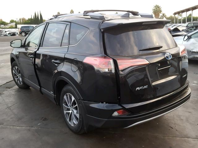 JTMRJREV3JD220496 - 2018 TOYOTA RAV4 HV LE BLACK photo 3