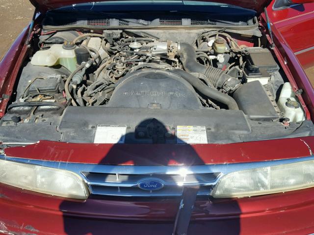 2FALP73W6VX195442 - 1997 FORD CROWN VICT MAROON photo 7