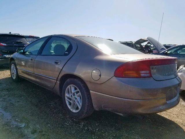 2B3HD46R61H599179 - 2001 DODGE INTREPID S 棕色 照片 3