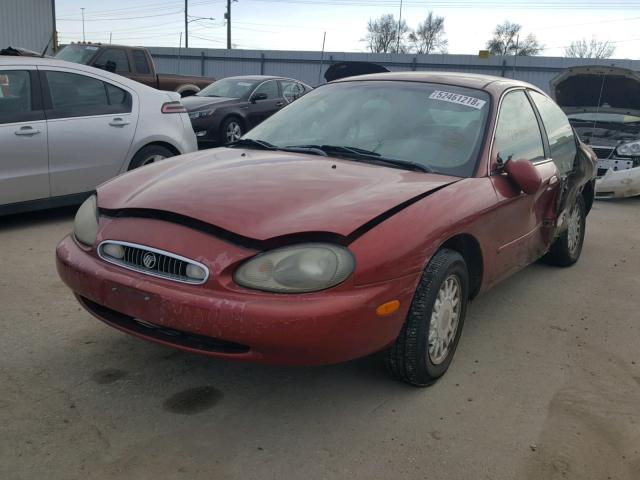 1MEFM50U0WA642136 - 1998 MERCURY SABLE GS BURGUNDY photo 2