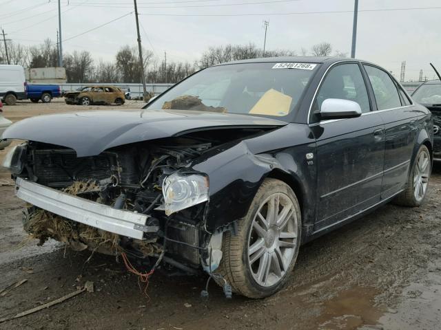 WAUGL78E67A034282 - 2007 AUDI NEW S4 QUA BLACK photo 2