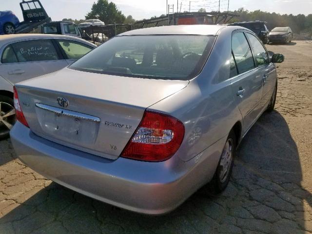 4T1BF32K13U044430 - 2003 TOYOTA CAMRY LE SILVER photo 4