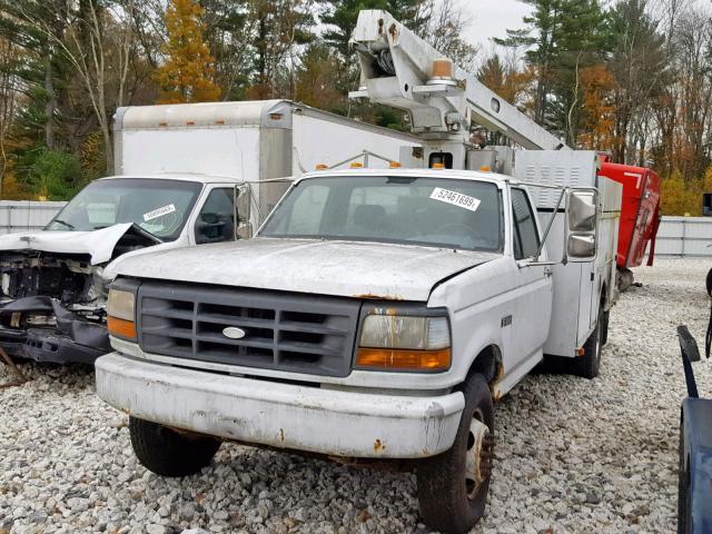 1FDLF47G9REA07935 - 1994 FORD F SUPER DU WHITE photo 2