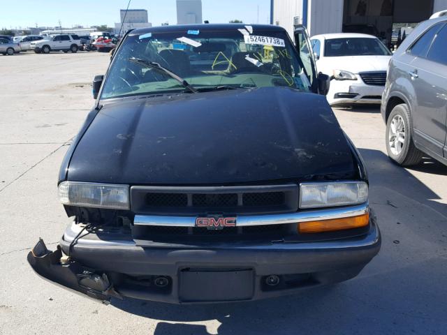 1GTCS145518258228 - 2001 GMC SONOMA BLACK photo 7