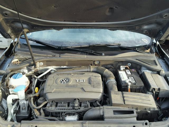 1VWAS7A37FC103873 - 2015 VOLKSWAGEN PASSAT S GRAY photo 7